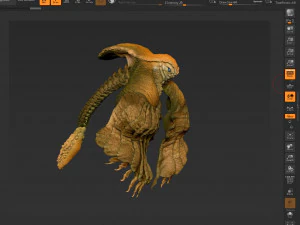 sea creature - highpoly 3D Model