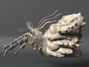 sea creature - highpoly 3D-Modell