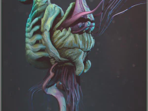 volume 1 sea creatures - highpoly 3D Model