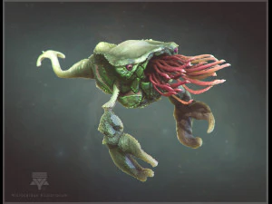 volume 1 sea creatures - highpoly 3D Model