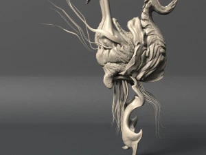 volume 1 sea creatures - highpoly 3D Model