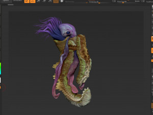 volume 1 sea creatures - highpoly Model 3D