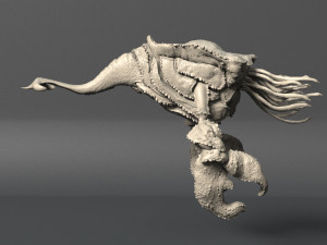 volume 1 sea creatures - highpoly Model 3D