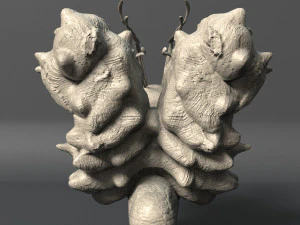 volume 1 sea creatures - highpoly 3D Model