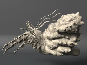 volume 1 sea creatures - highpoly 3D Model