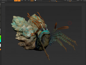 volume 1 sea creatures - highpoly Model 3D
