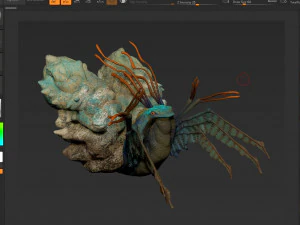 volume 1 sea creatures - highpoly 3D Model