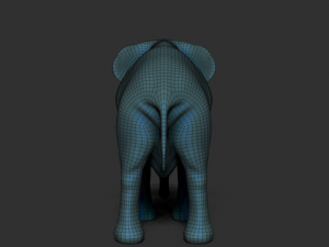 elephant for modeling and animation Model 3D