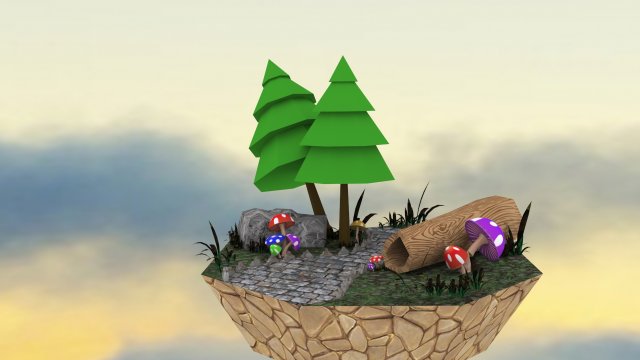 landscapes asset 3D Model .c4d .max .obj .3ds .fbx .stl .blend 