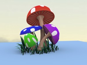 mashroom Model 3D