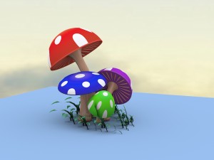 mashroom Model 3D