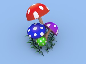mashroom Model 3D