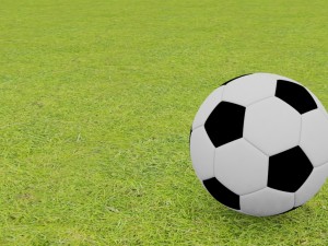 simple poly football 3D Model