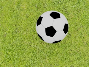 simple poly football 3D Model