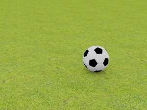simple poly football 3D मॉडल