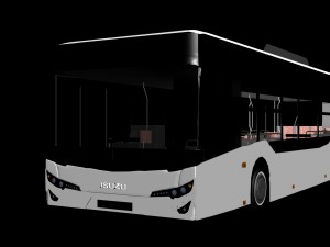 isuzu citiport bus 3D Model