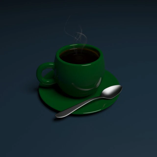 cup of coffee 3D Model .c4d .max .obj .3ds .fbx .stl .blend 