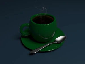 tazza di caff&egrave; Modello 3D