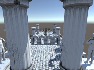 ancient greek city game ready pack 3D Model