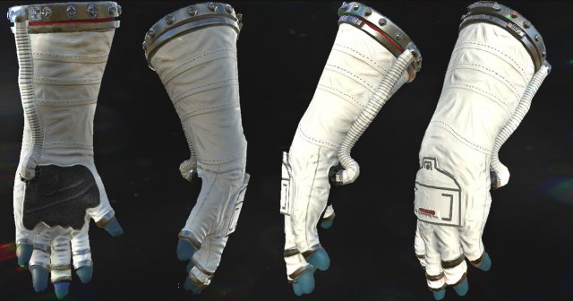 vr astronaut hands game optimized package - animated 3D Model .c4d .max .obj .3ds .fbx .stl .blend 