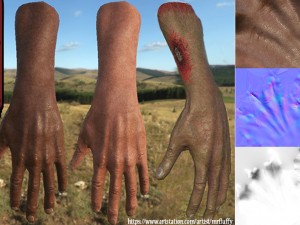 vr hands 32 variations animated-optimized 3D Model