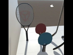 sport equipment 19 optimized models 3D Model
