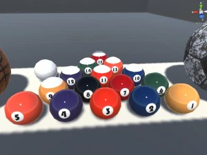 ボール 38 個のプレハブ - すべてのスポーツ 3Dモデル