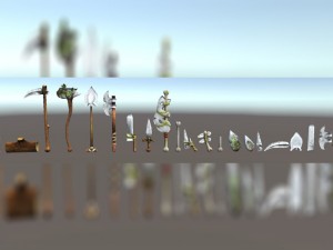 craft table tools pack-primitive 3D Model
