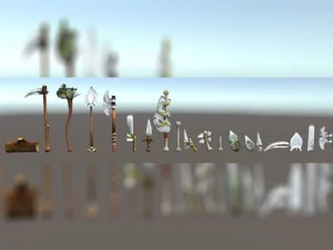 craft table tools pack-primitive 3D Model