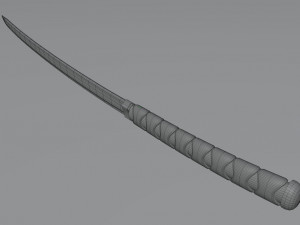 Pink Katana Modelo 3D