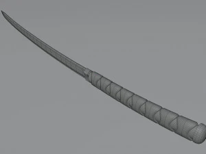Pink Katana 3D Model