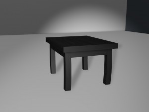 table square 3D-Modell