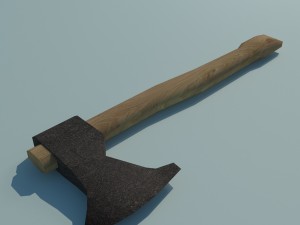wooden-ax Model 3D