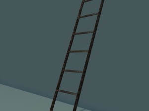 metal staircase 3D Модель