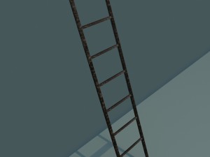 metal staircase 3D Model