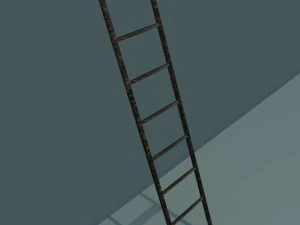 metal staircase 3D Model