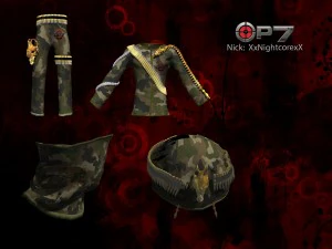 roupas militares Modelo 3D