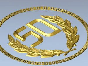 юбилейная медаль 3D Принт Модель