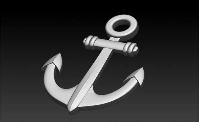 anchor 3D 模型 .c4d .max .obj .3ds .fbx .stl .blend 