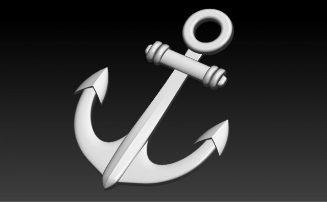 anchor 3D-printmodel .c4d .max .obj .3ds .fbx .stl .blend 