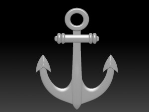 anchor 3D-printmodel