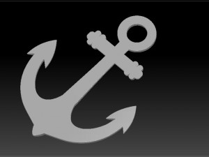 anchor 3D-printmodel
