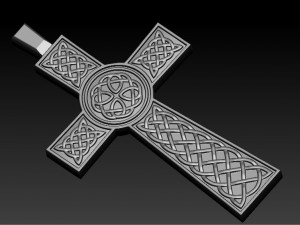 celtic cross 3D प्रिंट मॉडल