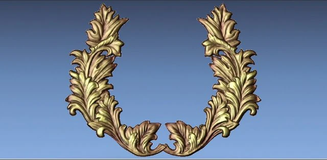 wreath 3D Print Model .c4d .max .obj .3ds .fbx .stl .blend 