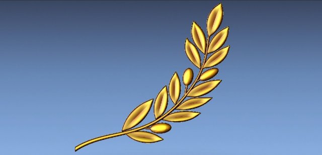 laurel wreath 3D Print Model .c4d .max .obj .3ds .fbx .stl .blend 
