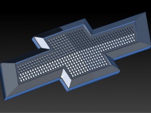 chevrolet logo Model 3D
