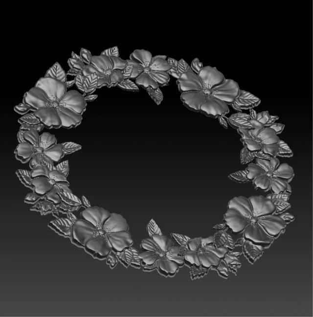 mirror decor 3D Print Model .c4d .max .obj .3ds .fbx .stl .blend 