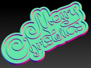 merry christmas 3D Model