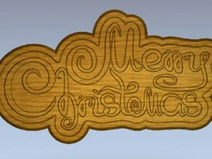 С Рождеством 3D Модель