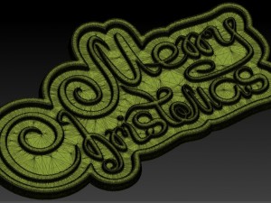 merry christmas 3D Model